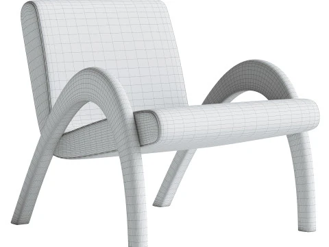 ARMCHAIR CARACOLE COCO 3D Model