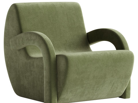 ARMCHAIR CARACOLE LEO Modelo 3D