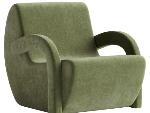 SILL&Oacute;N CARACOLE LEO Modelo 3D