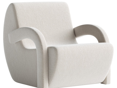 ARMCHAIR CARACOLE LEO Model 3D