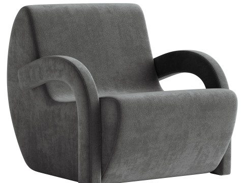 ARMCHAIR CARACOLE LEO Model 3D