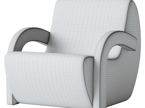 ARMCHAIR CARACOLE LEO Model 3D