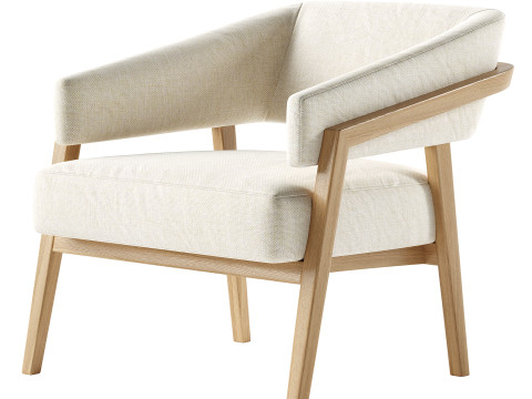 Flynn Armchair Modello 3D