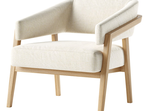 Flynn Armchair Modello 3D