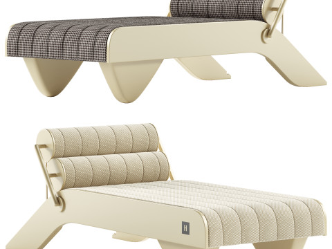 TROPEZ DAYBED SUNSET STRIPES 3D Модель