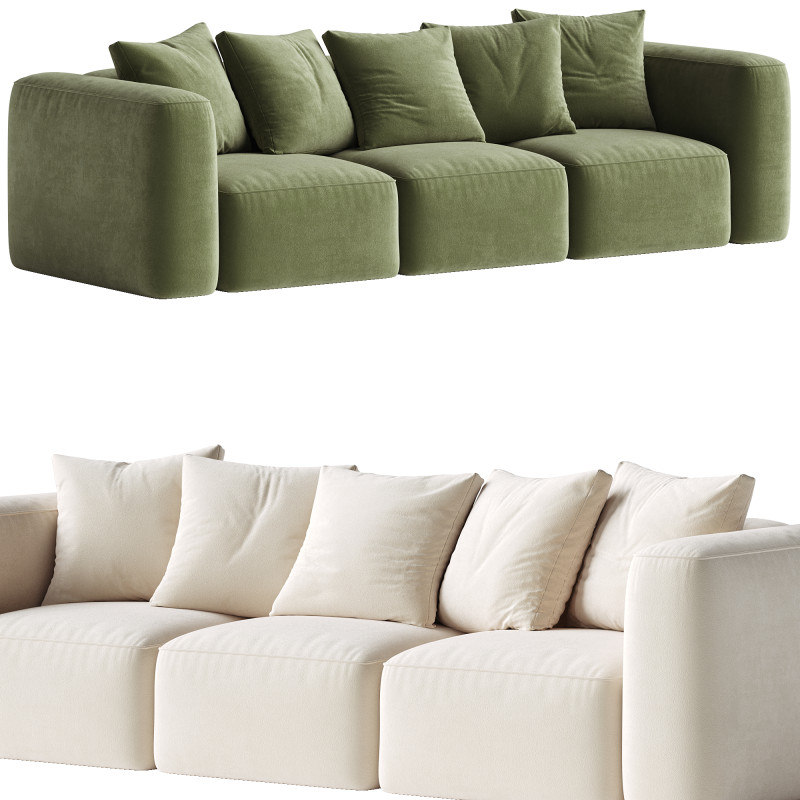 Downtime 4 Seater Sofa 3Dモデル .c4d .max .obj .3ds .fbx .stl .blend 