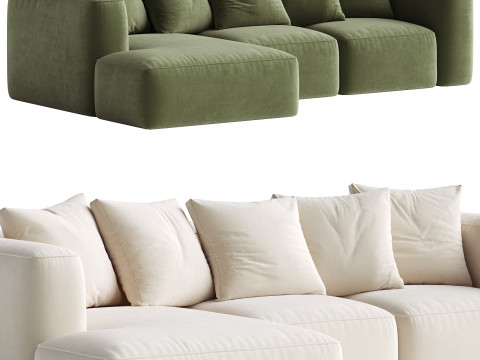 Downtime Corner Cinema Sofa 3Dモデル