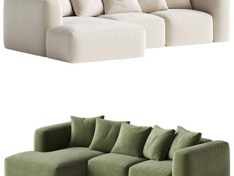 Downtime Corner Cinema Sofa 3Dモデル