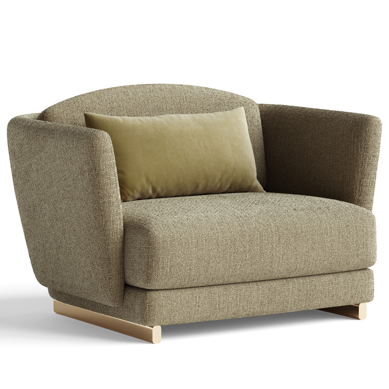PARIS PANAME Armchair By Roche Bobois 3D Model .c4d .max .obj .3ds .fbx .stl .blend