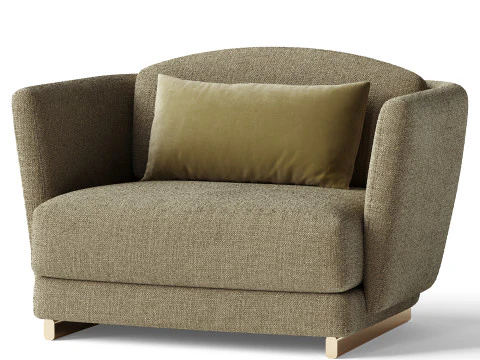 PARIS PANAME Armchair By Roche Bobois 3D Model