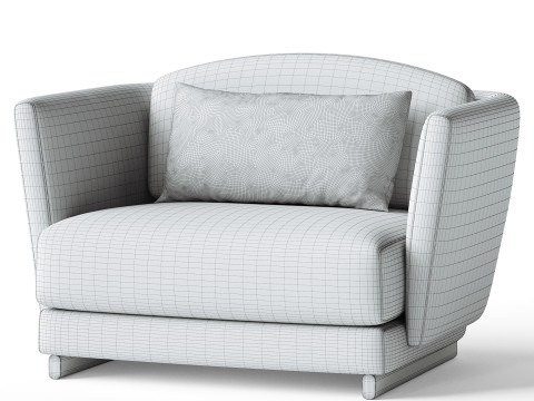 PARIS PANAME Armchair By Roche Bobois 3D Model