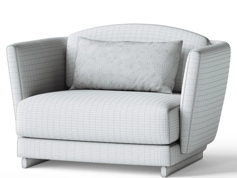 PARIS PANAME Armchair By Roche Bobois 3D Model