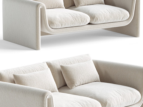 Memory Foam Modern Sofa 3D 模型