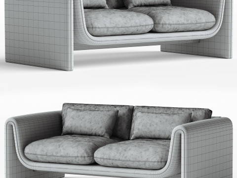 Memory Foam Modern Sofa 3D 模型