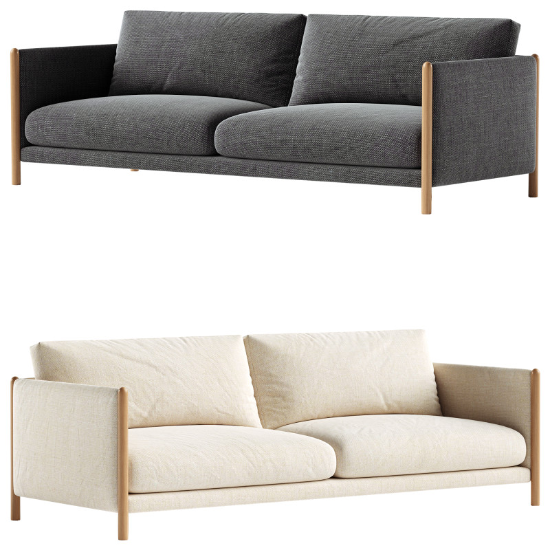 Hayden Sofa 3D मॉडल .c4d .max .obj .3ds .fbx .stl .blend 