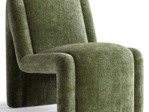 McCall Chenille Accent Chair 3D Model