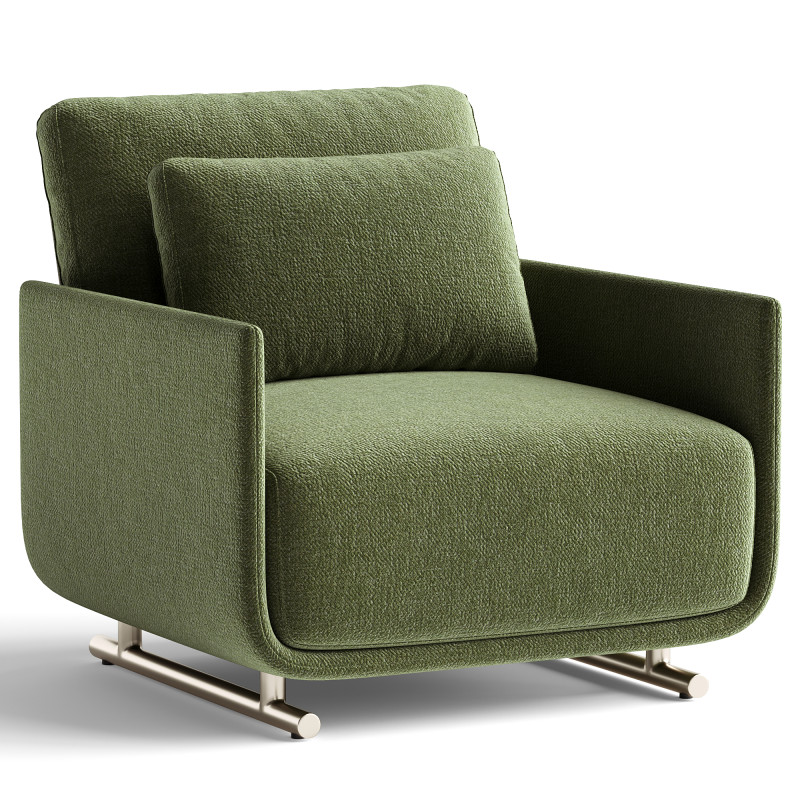 Spirit armchair 3D Модель .c4d .max .obj .3ds .fbx .stl .blend