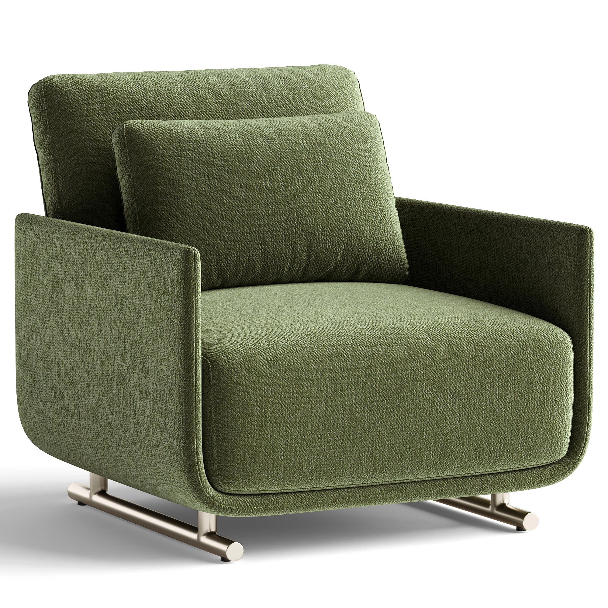 Spirit armchair 3D Model .c4d .max .obj .3ds .fbx .stl .blend