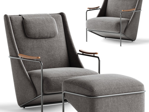 Esdra armchair Model 3D