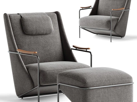 Esdra armchair 3D Model