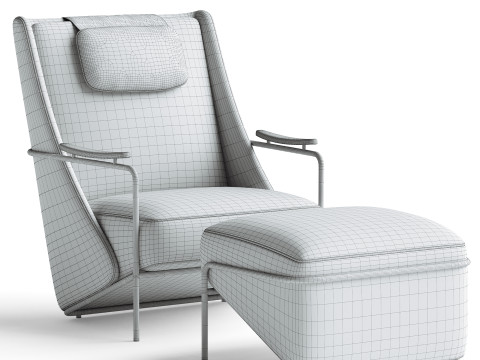 Esdra armchair 3D Модель