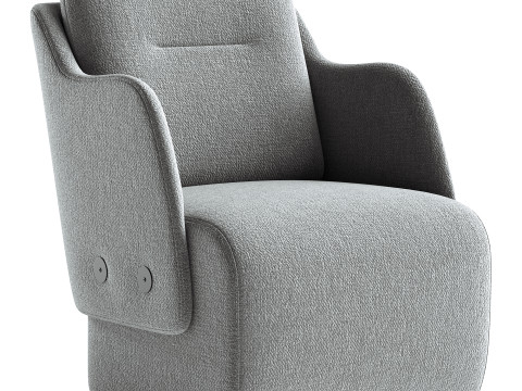 Luna armchair 3D Модель