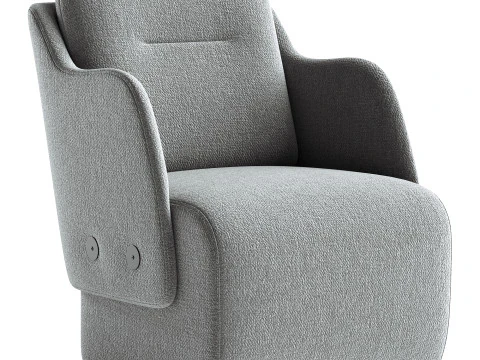 Luna armchair 3D Model