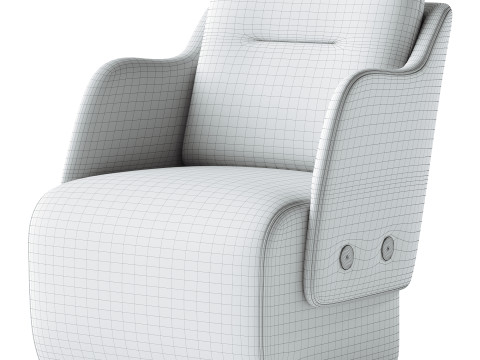 Luna armchair 3D Модель