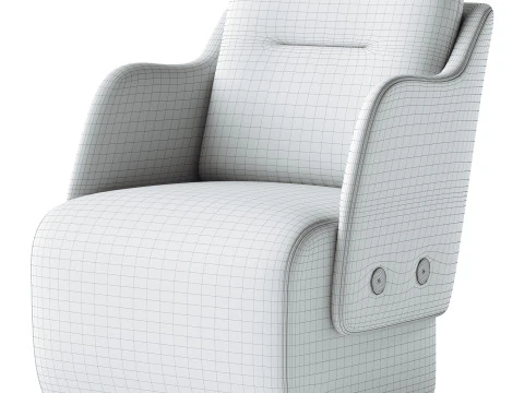 Luna armchair 3D Model