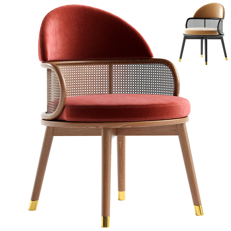 Ruma Dining Chair Modelo 3D .c4d .max .obj .3ds .fbx .stl .blend