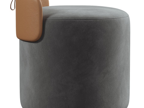Pouf avec dossier Modèle 3D