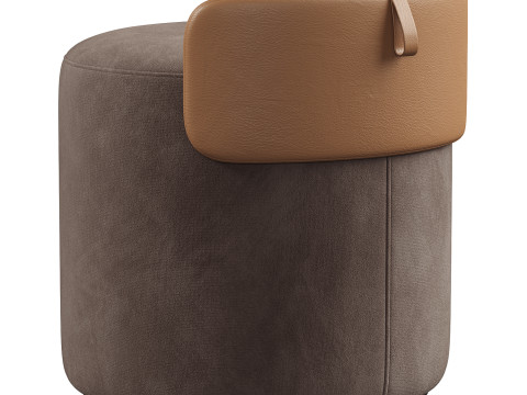 Pouf avec dossier Modèle 3D