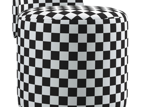 Pouf avec dossier Modèle 3D