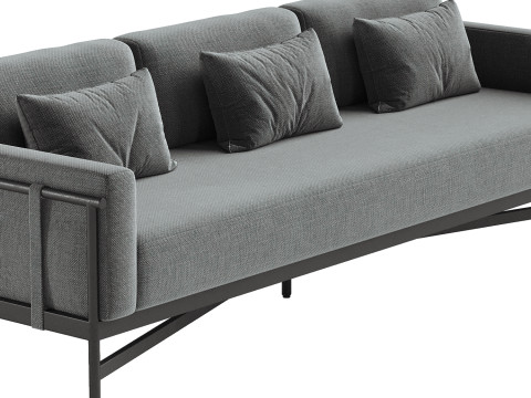 ハーストアウトドアソファ 3Dモデル