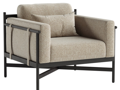 Hearst Outdoor-Stuhl 3D Modell