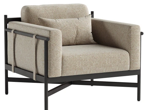 허스트 야외 의자 3D 모델