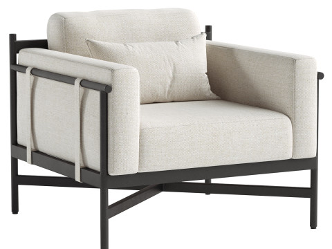 Hearst Outdoor Chair 3D Model
