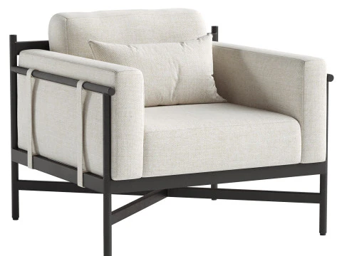 Hearst Outdoor Chair 3D Model