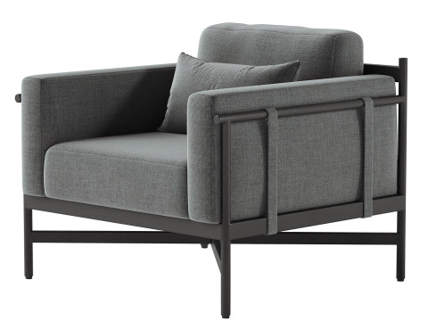 Hearst Outdoor Chair 3D Model