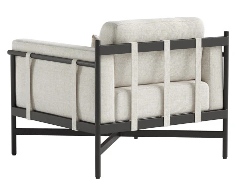 Hearst Outdoor Chair 3D Model