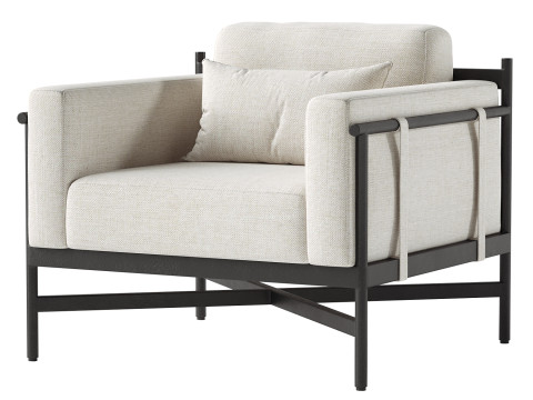 Hearst Outdoor Chair 3D Model