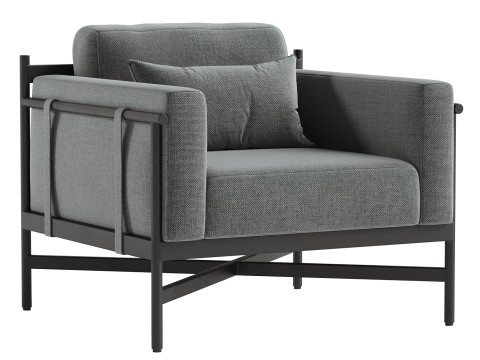 Hearst Outdoor Chair 3D Model