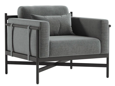 Hearst Outdoor Chair 3D Model