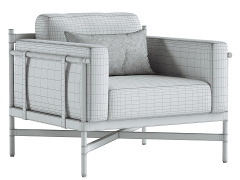 Hearst Outdoor Chair 3D Model