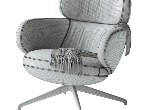 Bibo Armchair 3D Model