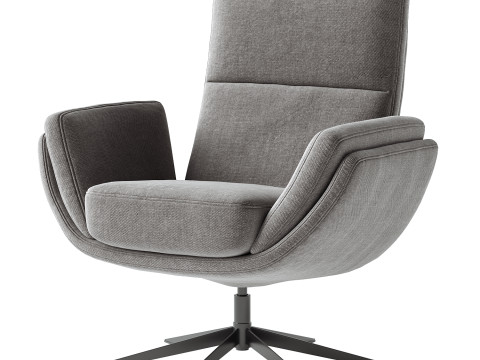 Sherway swivel armchair 3D Model