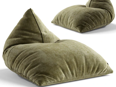 Noah Suede Lounger 3D Model