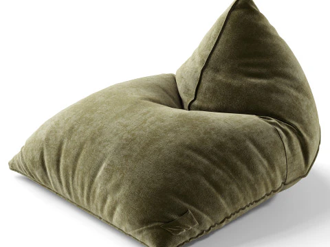 Noah Suede Lounger 3D Model