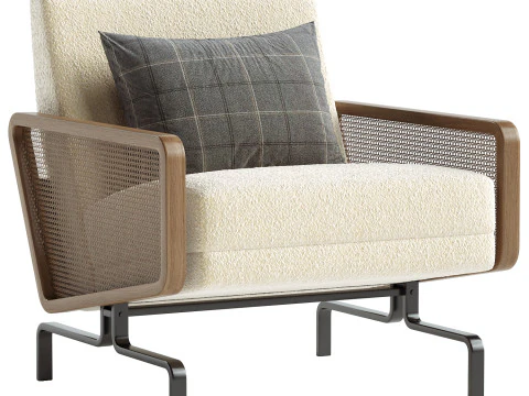 Bombay Club Chair 3D Model