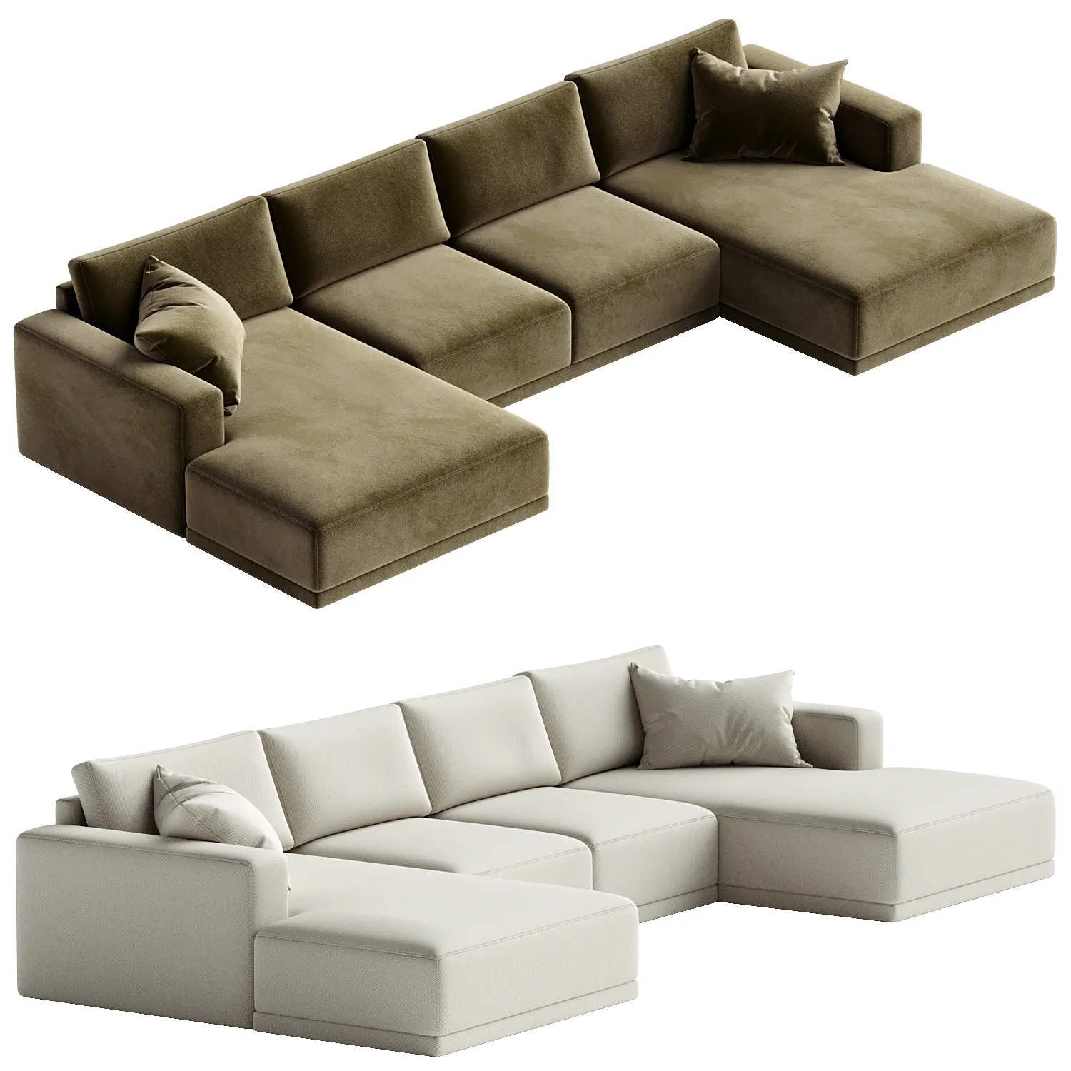BALIUS Sofa 3D Model .c4d .max .obj .3ds .fbx .stl .blend